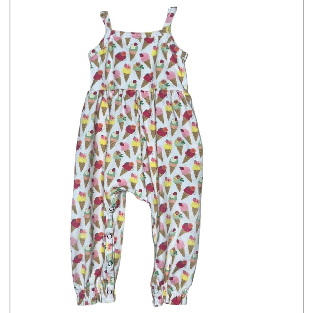 Ollie Jay Camila -Ice Cream Scoop romper size 6-12 months